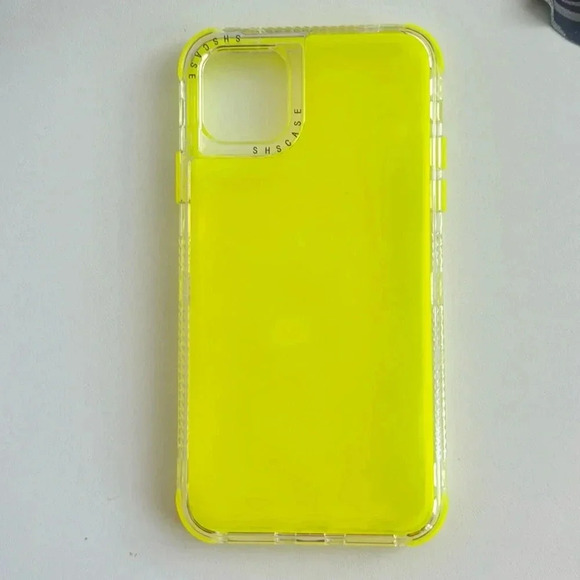 Neon Yellow Shockproof Case for iPhone 11pPro Max - Picture 1 of 5